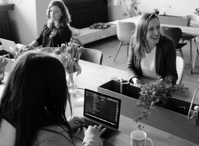 photo of women engineers at work